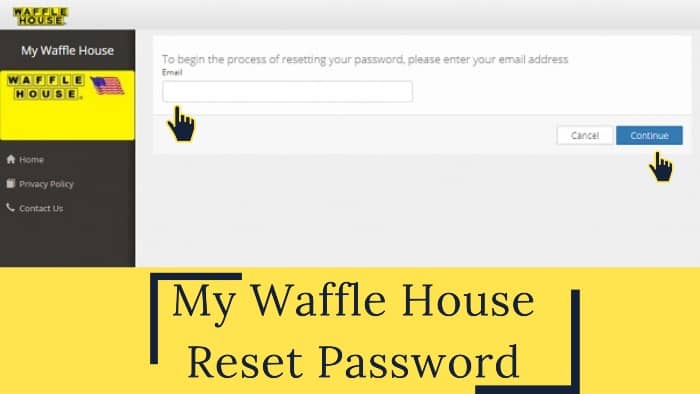 My-Waffle-House-Reset-Password